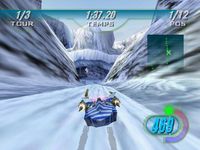 une photo d'Ã©cran de Star Wars Episode 1 - Racer sur Nintendo 64